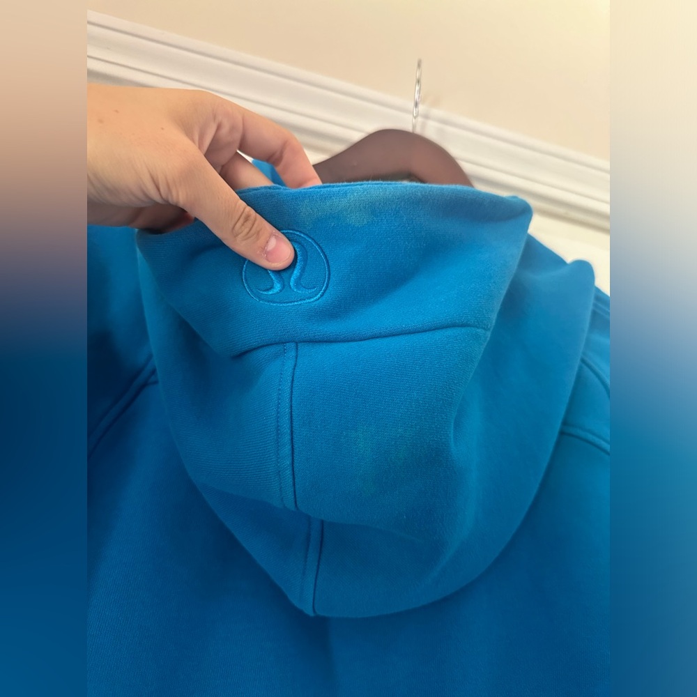 Lululemon Scuba Oversized Half-Zip Hoodie Poolside Blue M/L - Picture 7 of 7